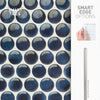 Smart Tiles Peel and Stick 4-Sheet 9 x 9 Backsplash - Penny Davy|Dosseret Smart Tiles peler et coller 9 x 9, 4 feuilles - Penny Davy