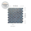 Smart Tiles Peel and Stick 4-Sheet 9 x 9 Backsplash - Penny Davy|Dosseret Smart Tiles peler et coller 9 x 9, 4 feuilles - Penny Davy
