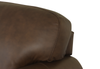 Chateau d’Ax Porto 66" Traditional Genuine Leather Loveseat - Chocolate | Causeuse traditionnelle Porto de Château d’Ax de 66 po en cuir véritable - chocolat
