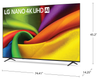 LG 85" NU850 Nano 4K Smart webOS TV (85NU850BPUA.ACC) – 2026 Model | Téléviseur intelligent LG NU850 Nano 4K de 85 po avec webOS (85NU850BPUA.ACC) - modèle 2026