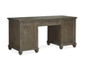 Gerrard 66" Desk with Storage - Dovetail Grey | Bureau Gerrard de 66 po avec rangement - gris tourterelle
