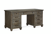 Gerrard 66" Desk with Storage - Dovetail Grey | Bureau Gerrard de 66 po avec rangement - gris tourterelle