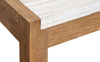 Grafton 60" Desk with Marble Top and Storage - Sierra Brown | Bureau Grafton de 60 po avec dessus en marbre et rangement - brun sierra