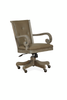 Harold 22.5" Upholstered Chair with Casters - Dovetail Grey | Chaise rembourrée Harold de 22,5 po avec roulettes - gris tourterelle