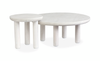 Holton 2-Pack Round Accent Tables - Pearl | Ensemble de 2 tables d’appoint rondes Holton - perle