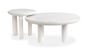 Holton 2-Pack Round Accent Tables - Pearl | Ensemble de 2 tables d’appoint rondes Holton - perle