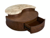 Jenkins 40" Coffee Table with Storage - Burnt Umber | Table à café Jenkins de 40 po avec rangement - terre d’ombre brûlée