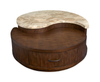 Jenkins 40" Coffee Table with Storage - Burnt Umber | Table à café Jenkins de 40 po avec rangement - terre d’ombre brûlée
