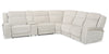 Shaquille O’Neal Home Legacy 6-Piece Power Reclining Sectional with Shaq-o-pedic Comfort - Grey 