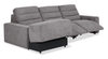 Shaquille O’Neal Home Prestige 3-Piece Left-Facing Sectional with Power Reclining – Grey | Sofa sectionnel de gauche Prestige de Shaquille O’Neal Home 3 pièces avec inclinaison électrique - gris