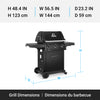 Broil King Signet 320 Shadow 3-Burner 40,000-BTU Natural Gas BBQ - 844157 Grill | Broil King Signet 320 Shadow 3-bruleurs 40 000 BTU Barbecue a gaz naturel - 844157
