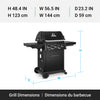 Broil King Signet 390 Shadow 3-Burner 40,000-BTU Propane Gas BBQ - 844184 Grill | Broil King Signet 390 Shadow 3-bruleurs 40 000 BTU Barbecue a gaz propane - 844184