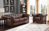 Hydeline Standwood Leather Chair - Brown|Fauteuil Standwood de Hydeline en cuir - brun