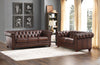 Hydeline Standwood Leather Loveseat - Brown|Causeuse Standwood de Hydeline en cuir - brune