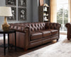 Hydeline Standwood Leather Loveseat - Brown|Causeuse Standwood de Hydeline en cuir - brune