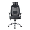 Tygerclaw Ergonomic High Back Mesh Office Chair with Headrest - Black|Fauteuil de bureau ergonomique en mailles TygerClaw à dossier haut avec appuie-tête - noir