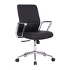 Tygerclaw Mid Back Microfiber PU Office Chair - Black|Fauteuil de bureau en microfibre de polyuréthanne TygerClaw à mi-dossier - noir