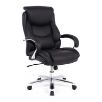 Tygerclaw Executive High Back Big & Tall Office Chair - Black