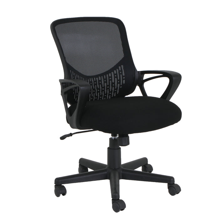 Tygerclaw Durable Low Back Mesh Task Office Chair - Black