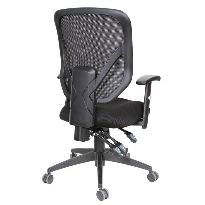 Tygerclaw Mid Back Mesh Office Chair - Grey