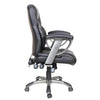 Tygerclaw Executive High Back Bonded Leather Office Chair - Grey|Fauteuil président TygerClaw en cuir contrecollé à dossier haut - gris