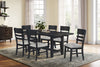 Trove 7pc Dining Set with Table and 6 Chairs, 72”W – Black  | Ensemble de salle à manger Trove 7 pièces avec table de 72 po (L) et 6 chaises - noir  | TROVBDP7
