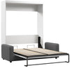 Bestar Pur Queen Murphy Bed with Sofa - White|Grand lit escamotable Pur de Bestar avec sofa - blanc