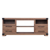 Manhattan Comfort Richmond 60" TV Stand with 2 Drawers & 4 Shelves - Brown|Meuble pour téléviseur Richmond de Manhattan Comfort de 60 po avec 2 tiroirs et 4 tablettes - brun