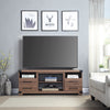Manhattan Comfort Richmond 60" TV Stand with 2 Drawers & 4 Shelves - Brown|Meuble pour téléviseur Richmond de Manhattan Comfort de 60 po avec 2 tiroirs et 4 tablettes - brun