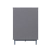 Manhattan Comfort Brighton 60" TV Stand with Glass Shelves & Media Wire Management - Grey|Meuble pour téléviseur Brighton de Manhattan Comfort de 60 po avec tablettes en verre et système de gestion des câbles - gris