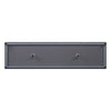 Manhattan Comfort Brighton 60" TV Stand with Glass Shelves & Media Wire Management - Grey|Meuble pour téléviseur Brighton de Manhattan Comfort de 60 po avec tablettes en verre et système de gestion des câbles - gris