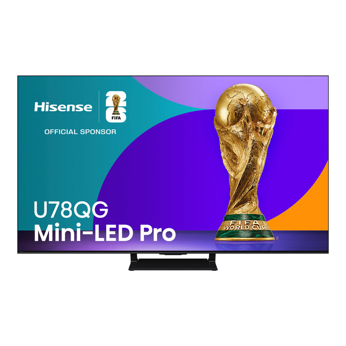 HISENSE 85\" U78QG Mini-LED QLED AI 4K UHD Smart Google TV (85U78QG) – 2025 Model