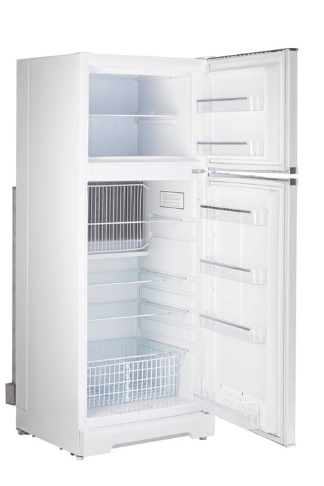 Off-Grid Classic Retro by Unique 14 Cu. Ft. Propane Refrigerator with Co Monitor - UGP-14C CR CM W