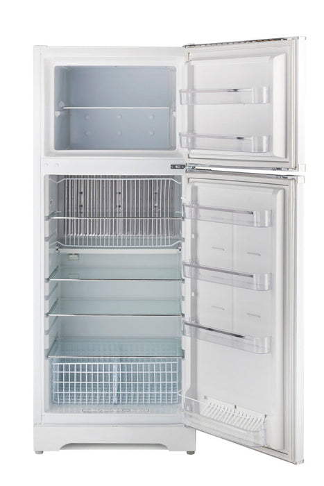 Off-Grid Classic Retro by Unique 14 Cu. Ft. Propane Refrigerator with Co Monitor - UGP-14C CR CM W