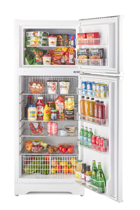 Off-Grid Classic Retro by Unique 14 Cu. Ft. Propane Refrigerator with Co Monitor - UGP-14C CR CM W