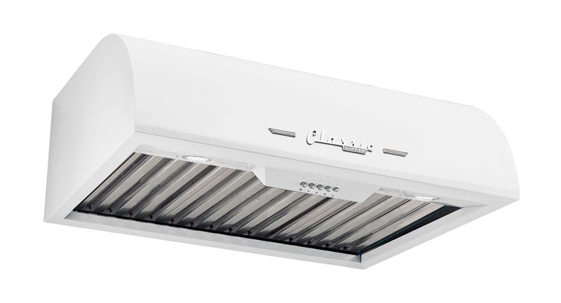 Classic Retro by Unique 24-Inch Under Cabinet Range Hood - UGP-24CR RH W
