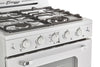 Classic Retro by Unique 30" Convection Gas Range - UGP-30CR W 