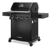 Broil King Crown 410 Shadow 40,000-BTU Natural Gas Grill - Black – 865057 | Barbecue à gaz naturel Broil King CrownMC 410 Shadow de 40 000 BTU - noir - 865057 | 865057NG