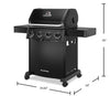 Broil King Crown 410 Shadow 40,000-BTU Natural Gas Grill - Black – 865057 | Barbecue à gaz naturel Broil King CrownMC 410 Shadow de 40 000 BTU - noir - 865057 | 865057NG