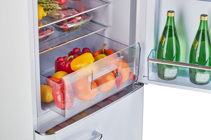 Classic Retro by Unique 7 Cu. Ft. Bottom Freezer Refrigerator - UGP-215L W AC