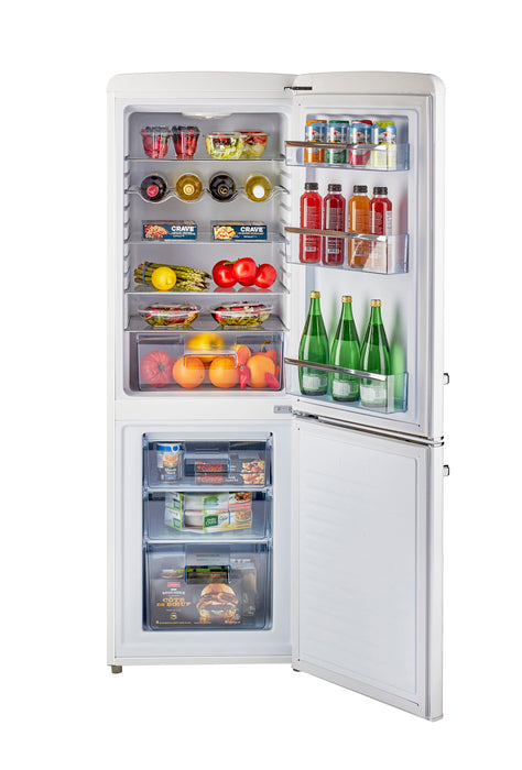 Classic Retro by Unique 7 Cu. Ft. Bottom Freezer Refrigerator - UGP-215L W AC
