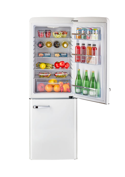 Classic Retro by Unique 7 Cu. Ft. Bottom Freezer Refrigerator - UGP-215L W AC