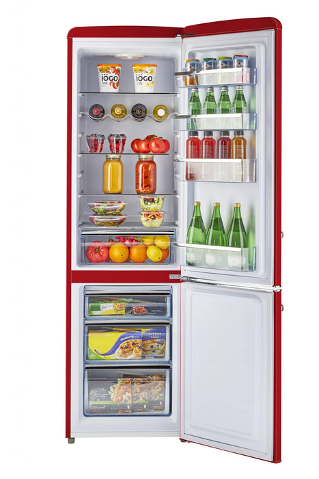Classic Retro by Unique 9 Cu. Ft. Bottom Freezer Refrigerator - UGP-275L R AC