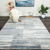Darius Waves Cube Grey Area Rug - 6'7" x 9'6"|Carpette Darius grise à motif de vagues cubiques - 6 pi 7 po x 9 pi 6 po