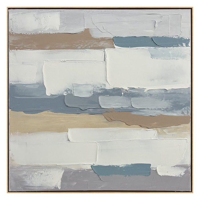 Echo Hand Painted Heavy Textured Wall Art – 40\" x 40\"