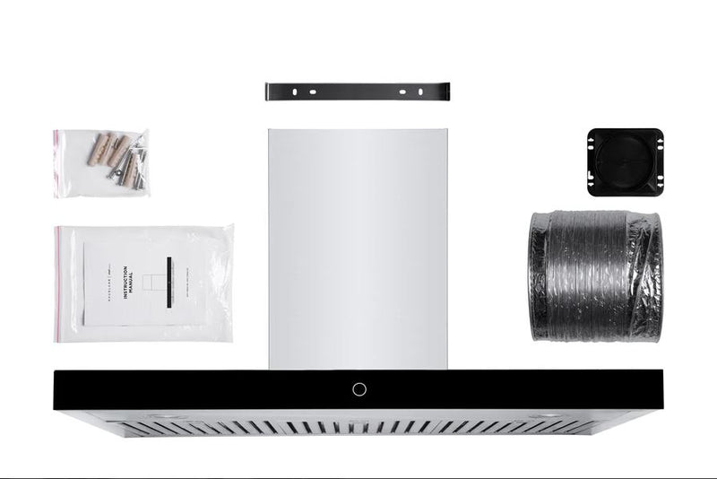 Hauslane Chef 30\" Convertible Wall Mount Range Hood - WM-739SS-30