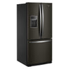 Whirlpool 30" 20 Cu. Ft. French-Door Refrigerator - Black Stainless - WRF560SEHV | Réfrigérateur Whirlpool de 20 pi³ et de 30 po à portes françaises - acier inoxydable noir - WRF560SE…