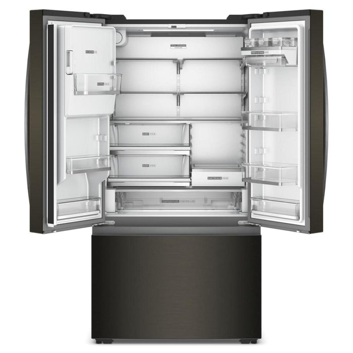 Whirlpool 36” 23.4 Cu. Ft. French Door Refrigerator – Black Stainless Steel - WRFC7036RV