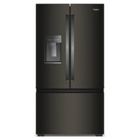 Whirlpool 36” 23.4 Cu. Ft. French Door Refrigerator – Black Stainless Steel - WRFC7036RV