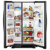 Whirlpool 33" 22 Cu. Ft. Side-by-Side Refrigerator - Black - WRS312SNHB | Réfrigérateur Whirlpool de 22 pi³ et de 33 po à compartiments juxtaposés - noir - WRS312SNHB
